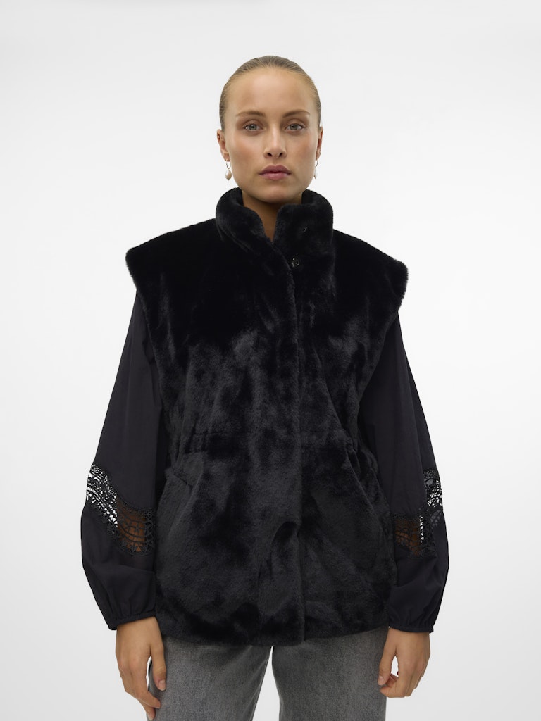 Vero Moda Damen Outdoorwesten Black