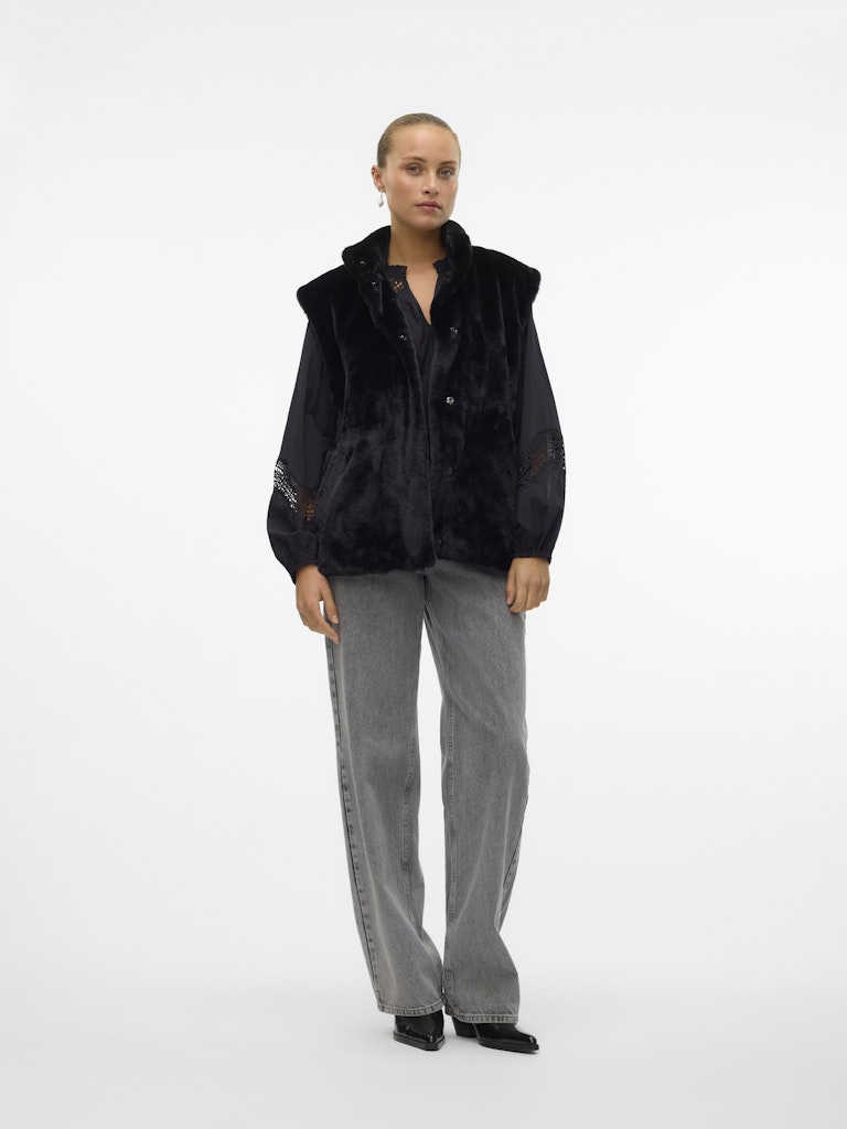 Vero Moda Damen Outdoorwesten Black