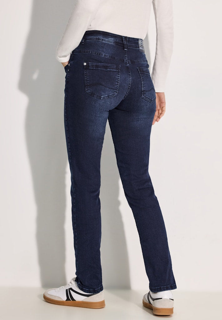 Cecil Damen Hosen Blue Blac