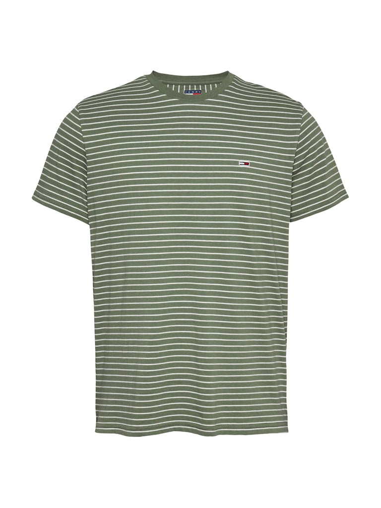 Tommy Jeans Herren T-Shirts kurz Ch Green