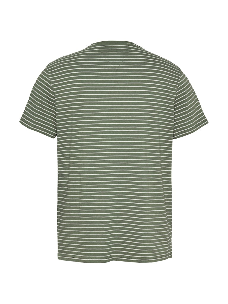 Tommy Jeans Herren T-Shirts kurz Ch Green