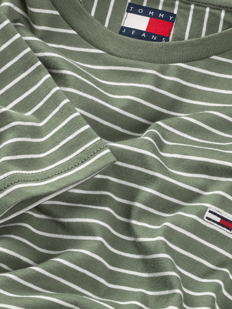 Tommy Jeans Herren T-Shirts kurz Ch Green