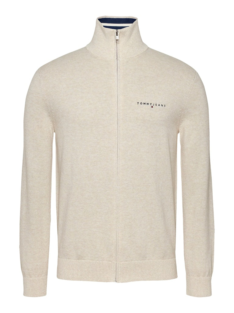Tommy Jeans Herren Strickjacken Ae Beige