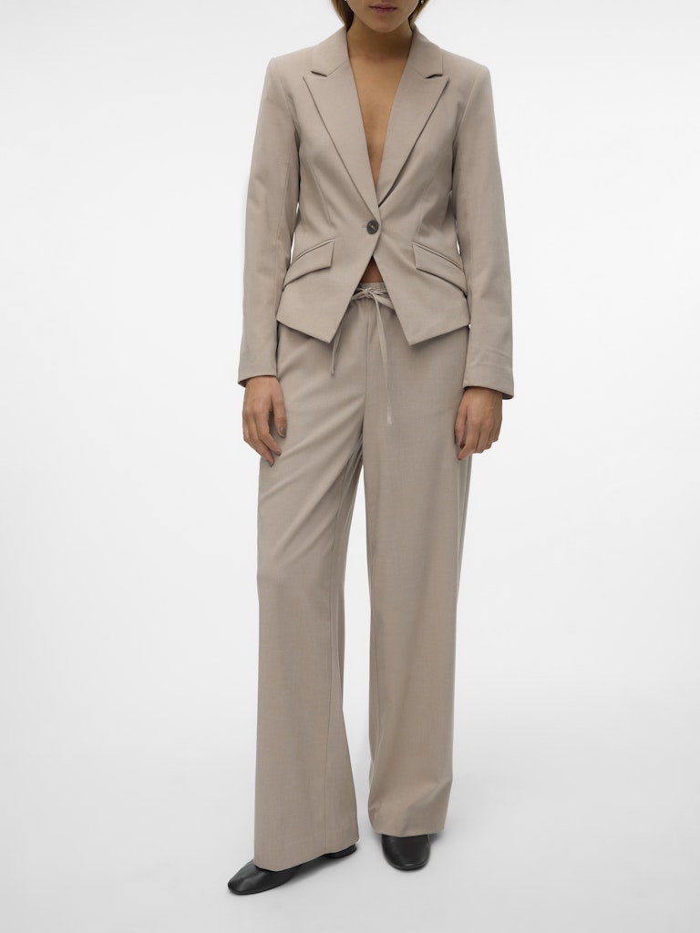 Vero Moda Damen Hosen Moon Rock/Melan