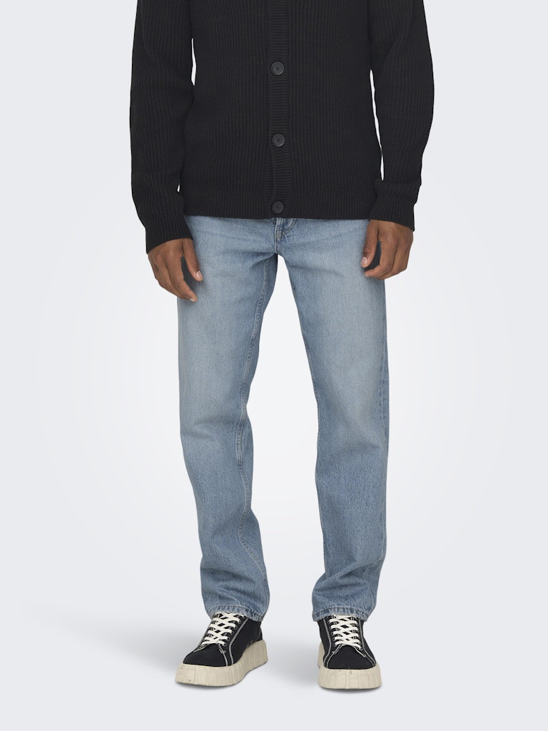 Only & Sons Herren Jeans Light Blue Deni