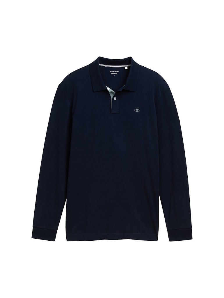 Tom Tailor Herren Polo-Shirts Sky Captain Blu
