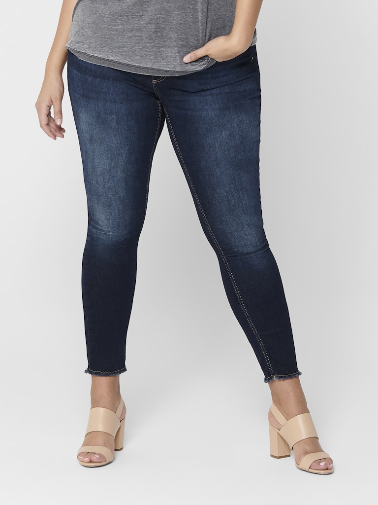 Only Caramkoma Damen Jeans Dark Blue Denim