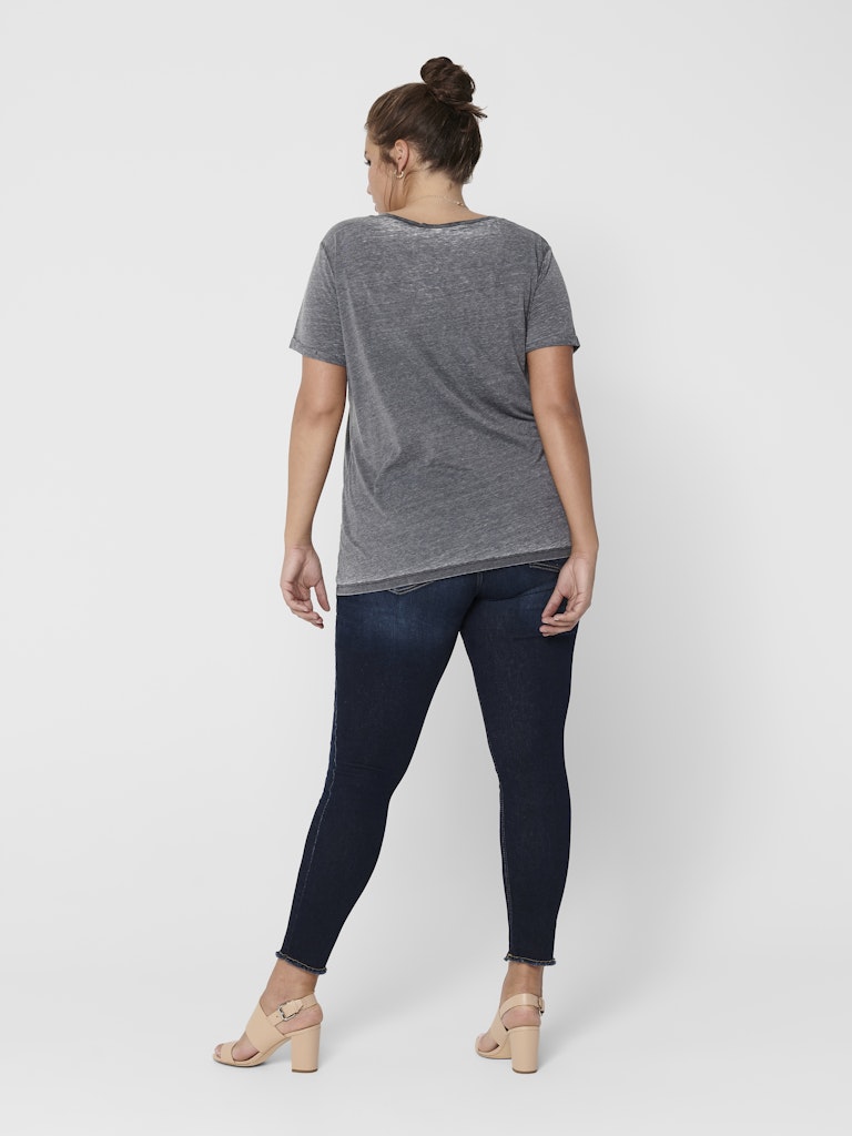 Only Caramkoma Damen Jeans Dark Blue Denim