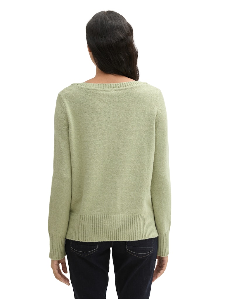 Tom Tailor Damen Sweatshirts Pure Sage Melan