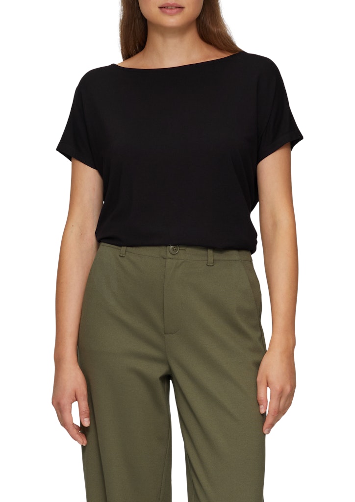 S. Oliver red Damen T-Shirts Grey/Black