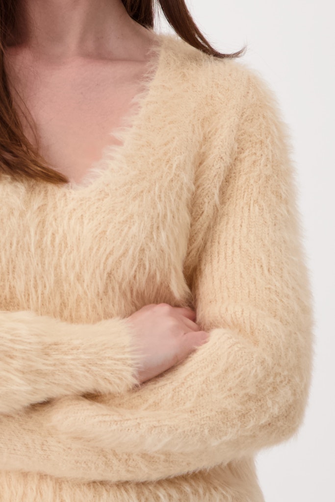 Monari Damen Pullover Peach Necta