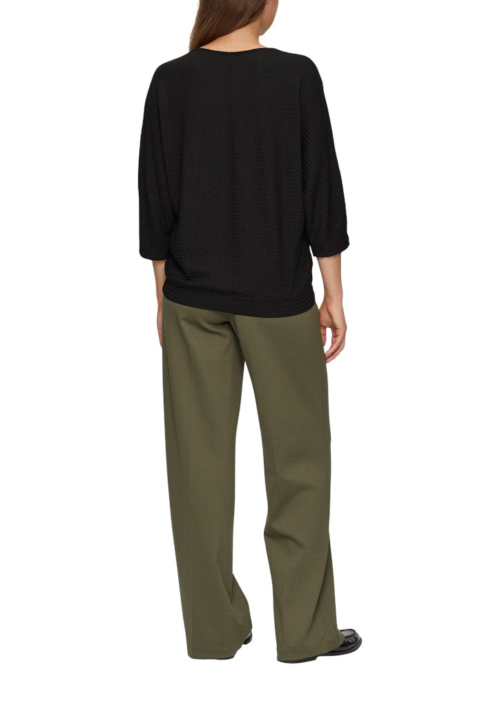 S. Oliver red Damen T-Shirts Grey/Black