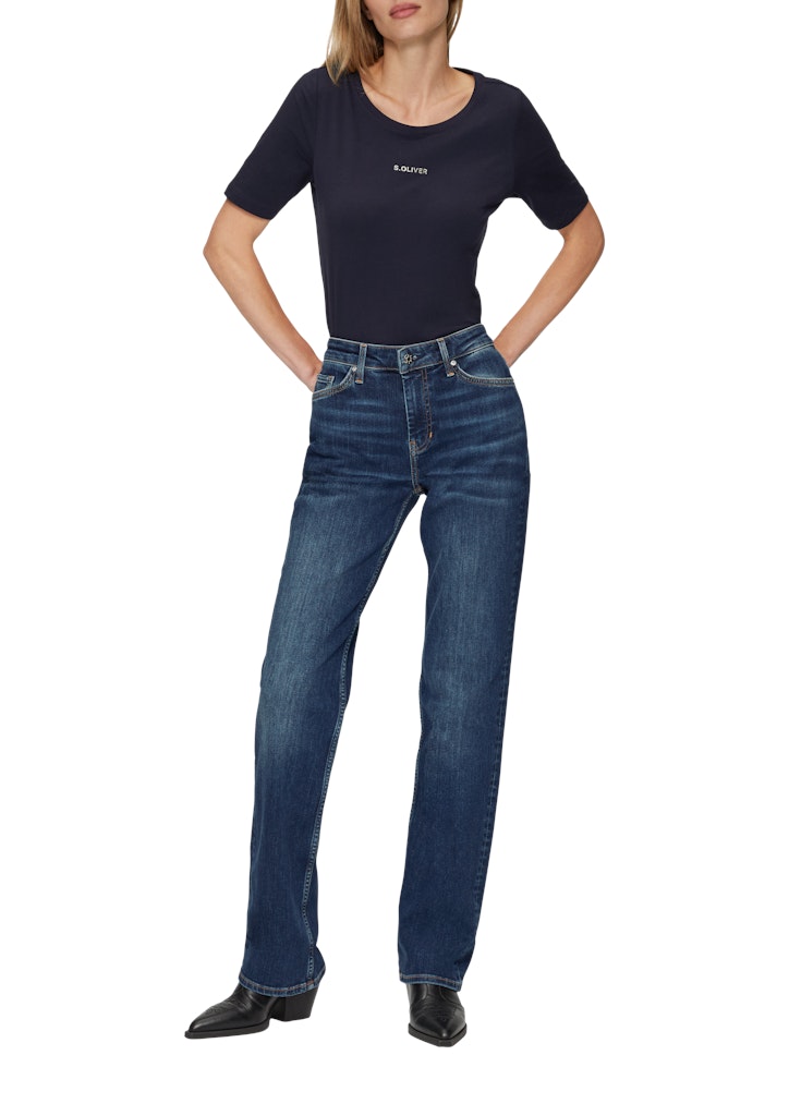 S. Oliver red Damen Jeans Blue