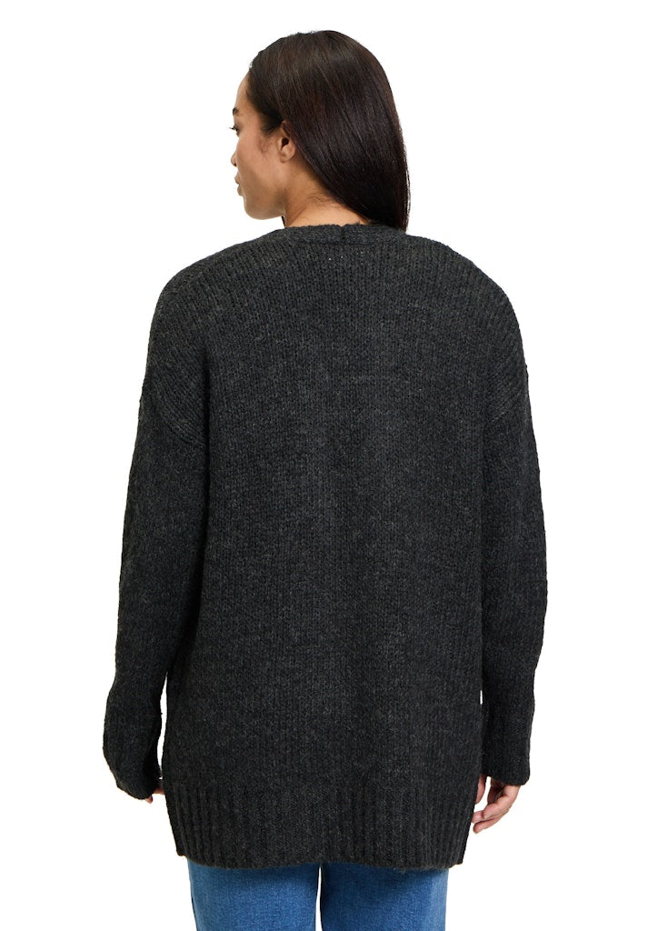 Cartoon Damen Strickjacken Anthracite Mela