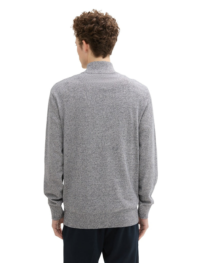 Tom Tailor denim Herren Pullover Navy White Moul