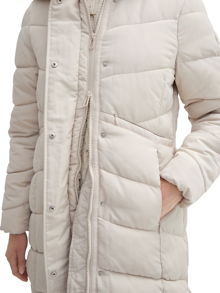 Tom Tailor Damen Mäntel Dusty Beige