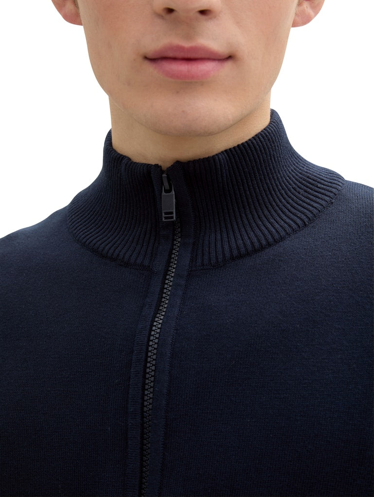 Tom Tailor denim Herren Pullover Sky Captain Blu