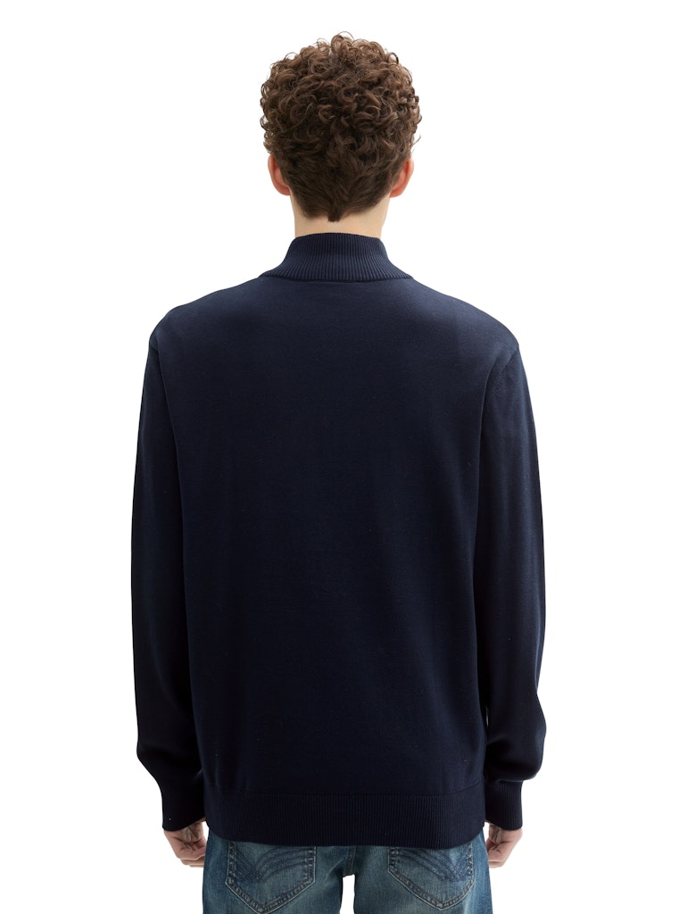 Tom Tailor denim Herren Pullover Sky Captain Blu