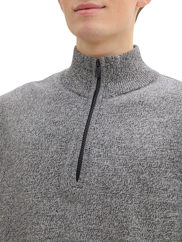 Tom Tailor denim Herren Pullover Navy White Moul