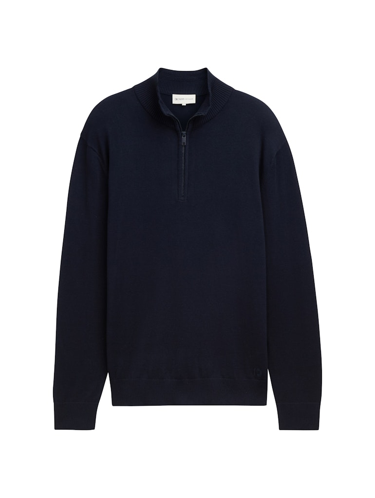 Tom Tailor denim Herren Pullover Sky Captain Blu