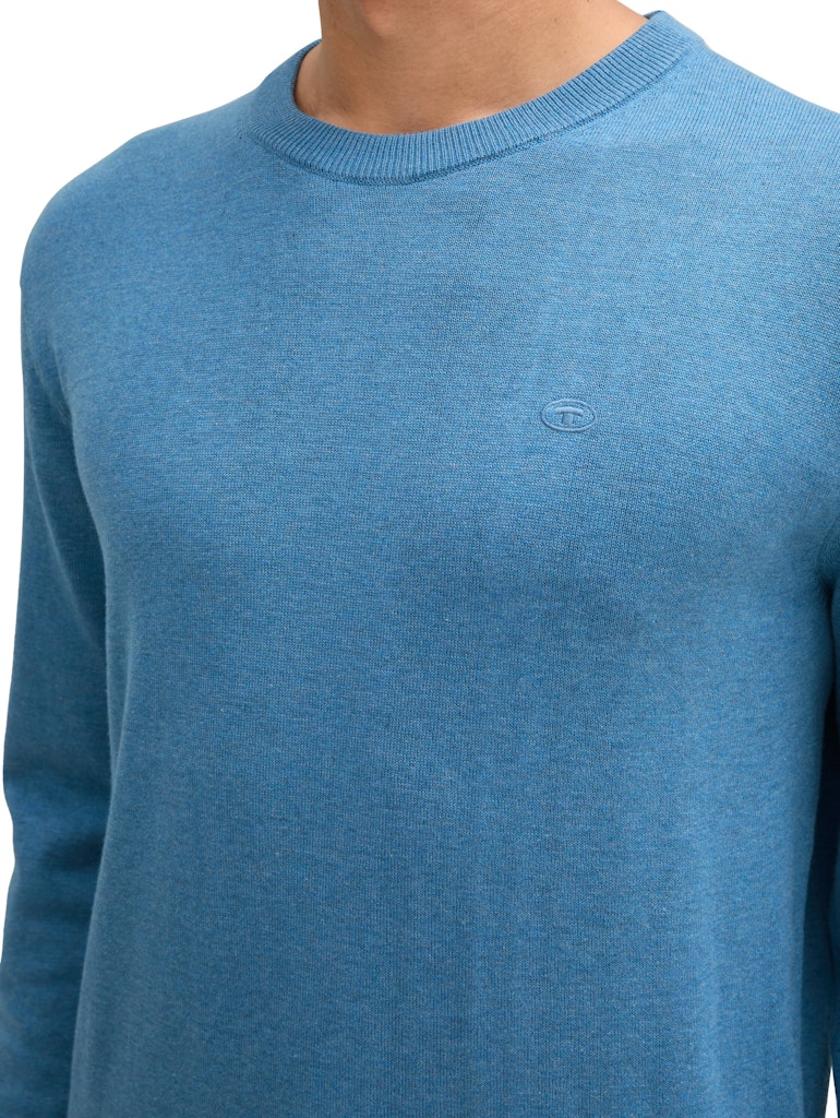 Tom Tailor Herren Pullover Ocean Blue Mela