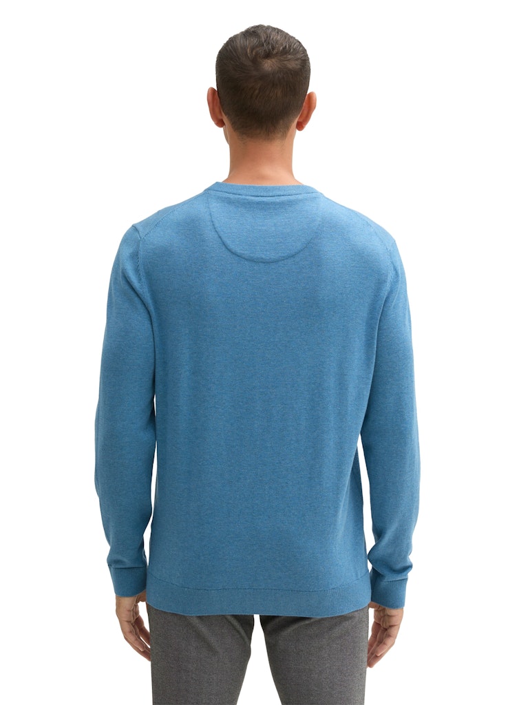 Tom Tailor Herren Pullover Ocean Blue Mela