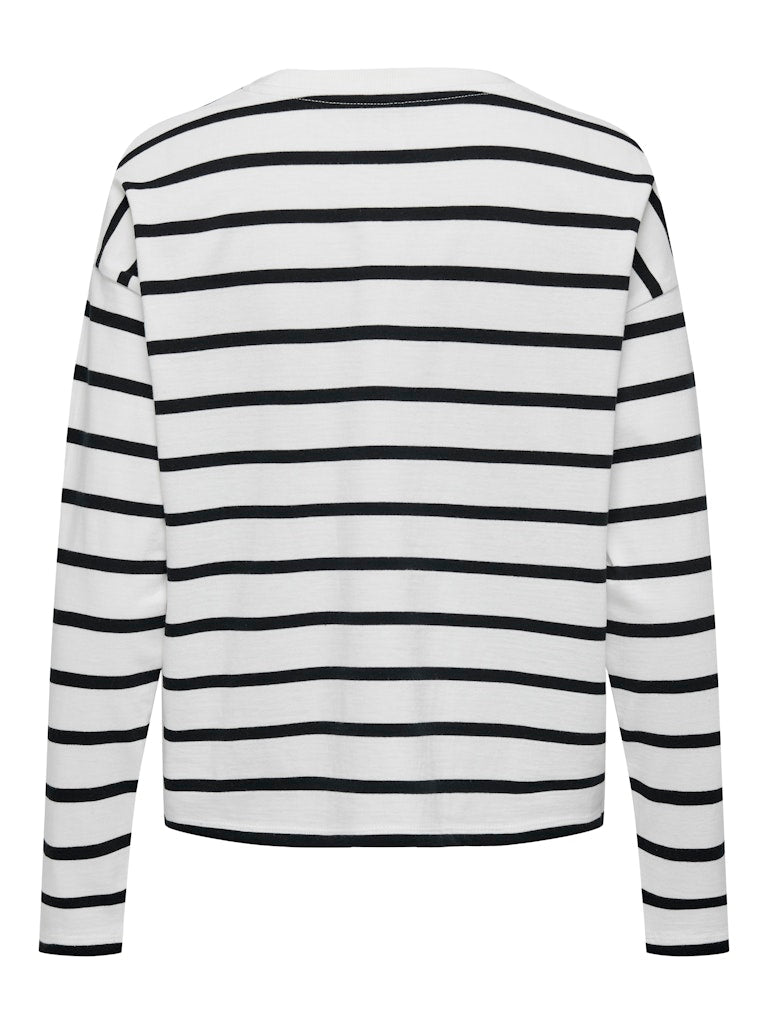 Only Damen T-Shirts Cloud Dancer/Bl