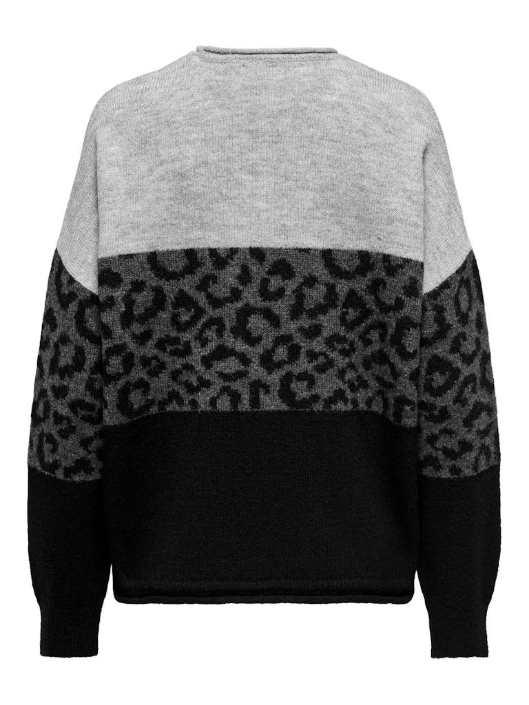 Only Damen Pullover Light Grey Mela