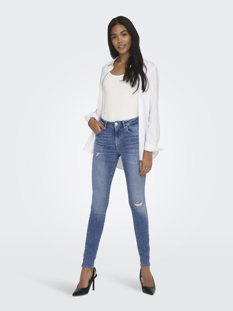 only Damen Jeans Medium Blue Den