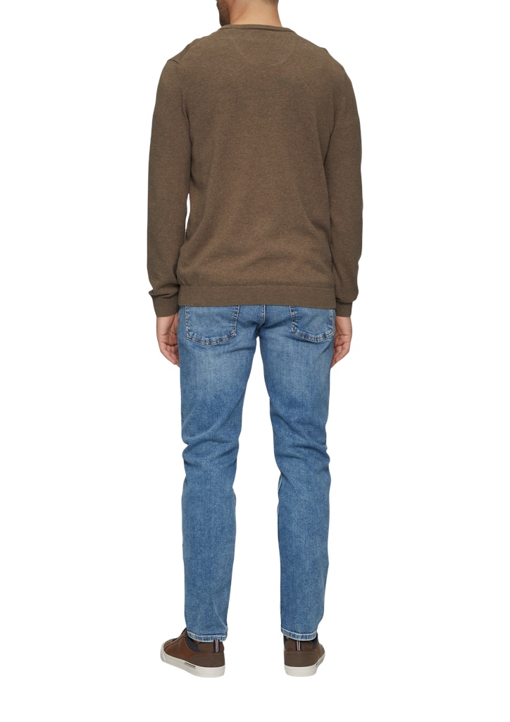 S. Oliver red Herren Pullover Brown