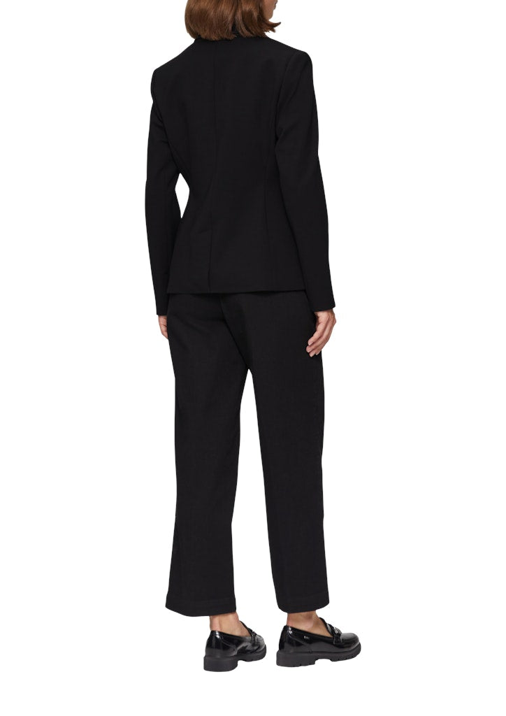 S. Oliver black Damen Blazer Grey/Black