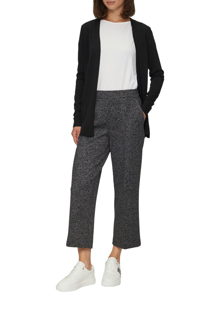 S. Oliver red Damen Strickjacken Grey/Black