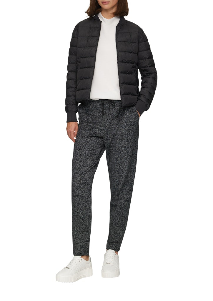 S. Oliver red Damen Hosen Grey/Black