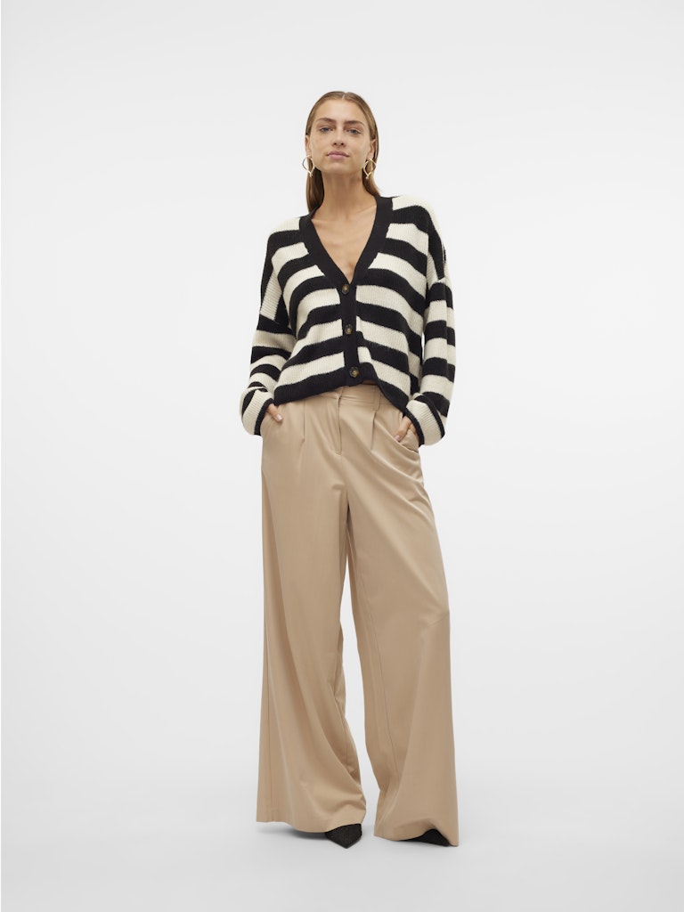 Vero Moda Damen Strickjacken Black/Small Str