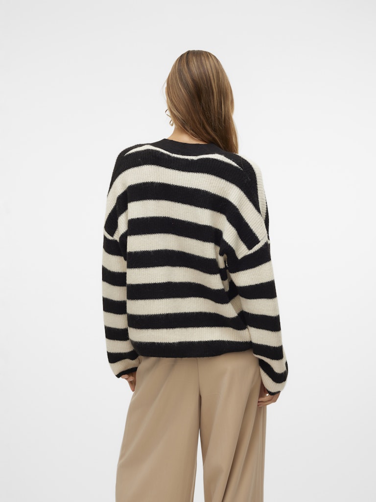 Vero Moda Damen Strickjacken Black/Small Str