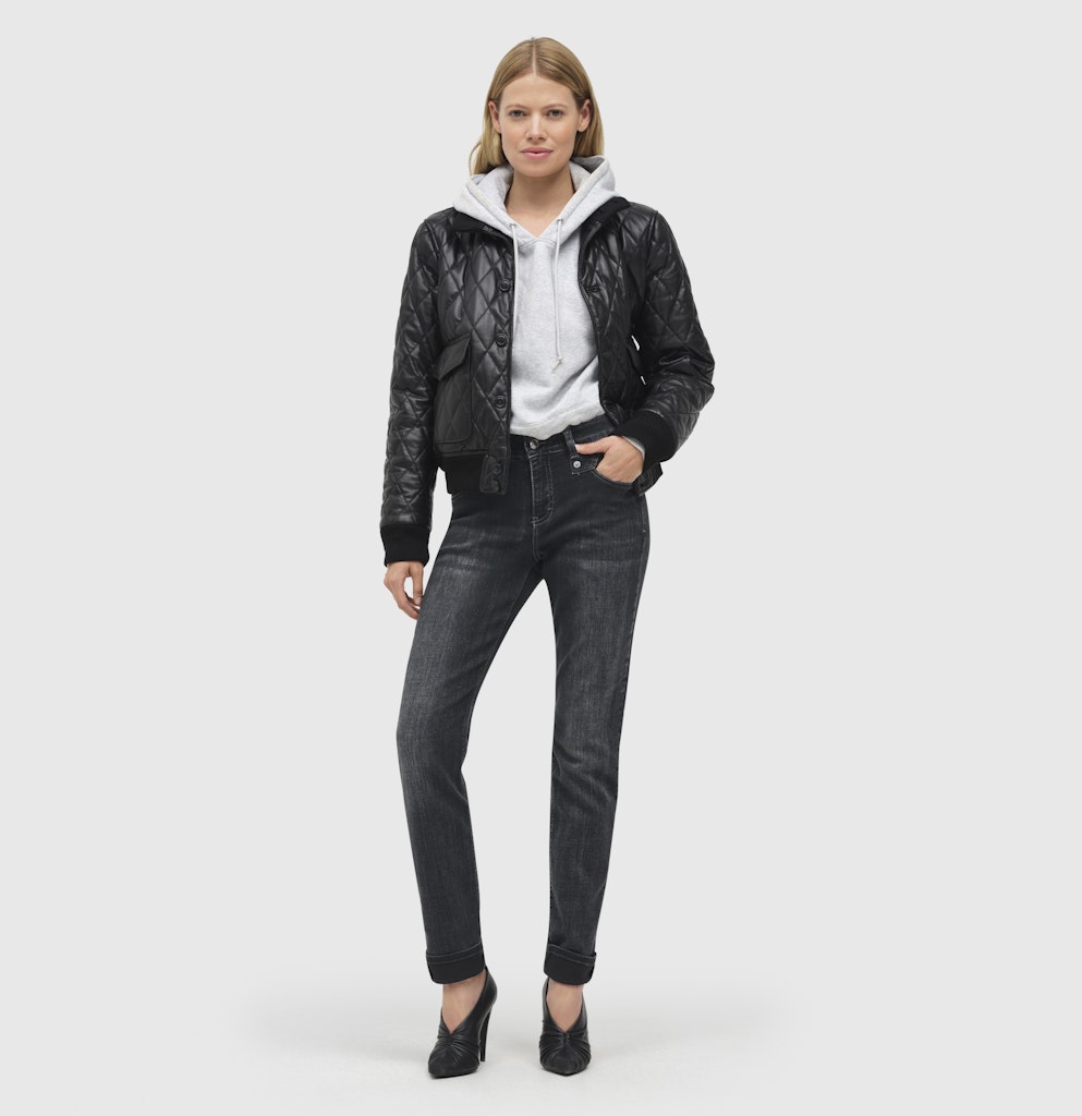 Mac Damen Jeans Anthra Used