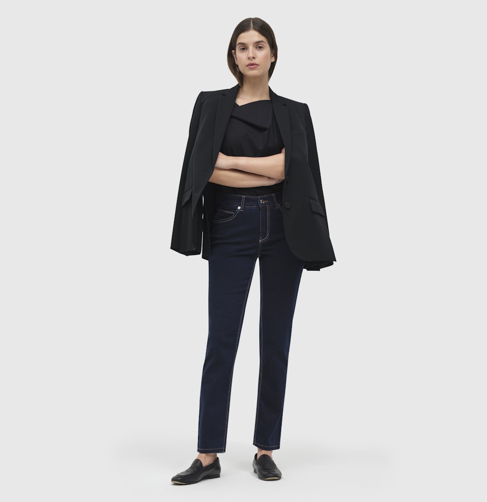 Mac Damen Jeans Dark Rinsewash