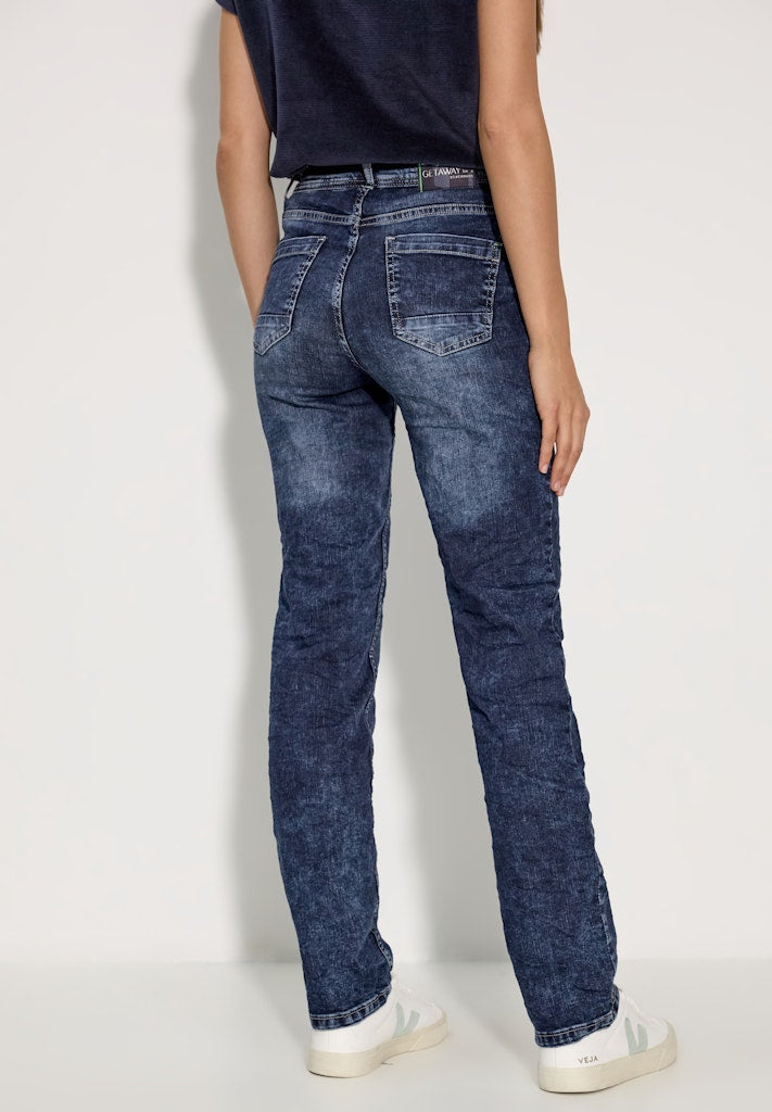 Cecil Damen Hosen Mid Blue