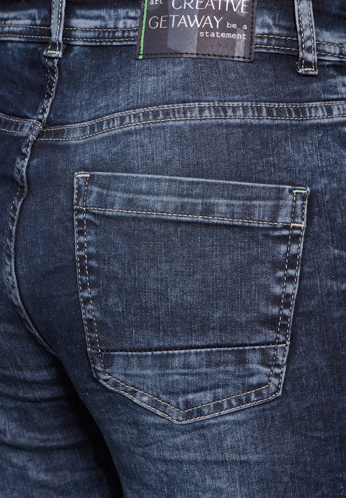 Cecil Damen Hosen Mid Blue