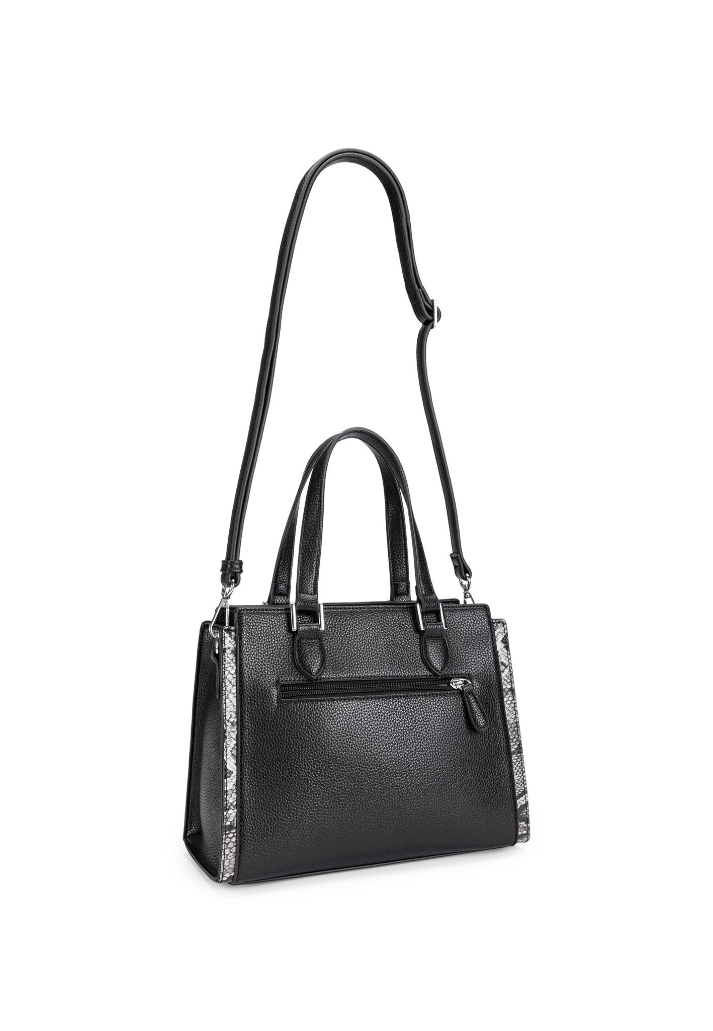 L.Credi Handtasche Schwarz