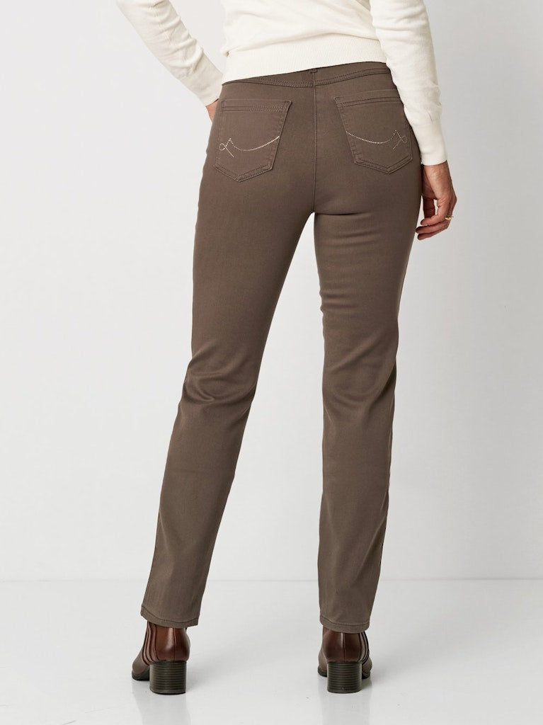 Toni Dress Damen Hosen Nougat