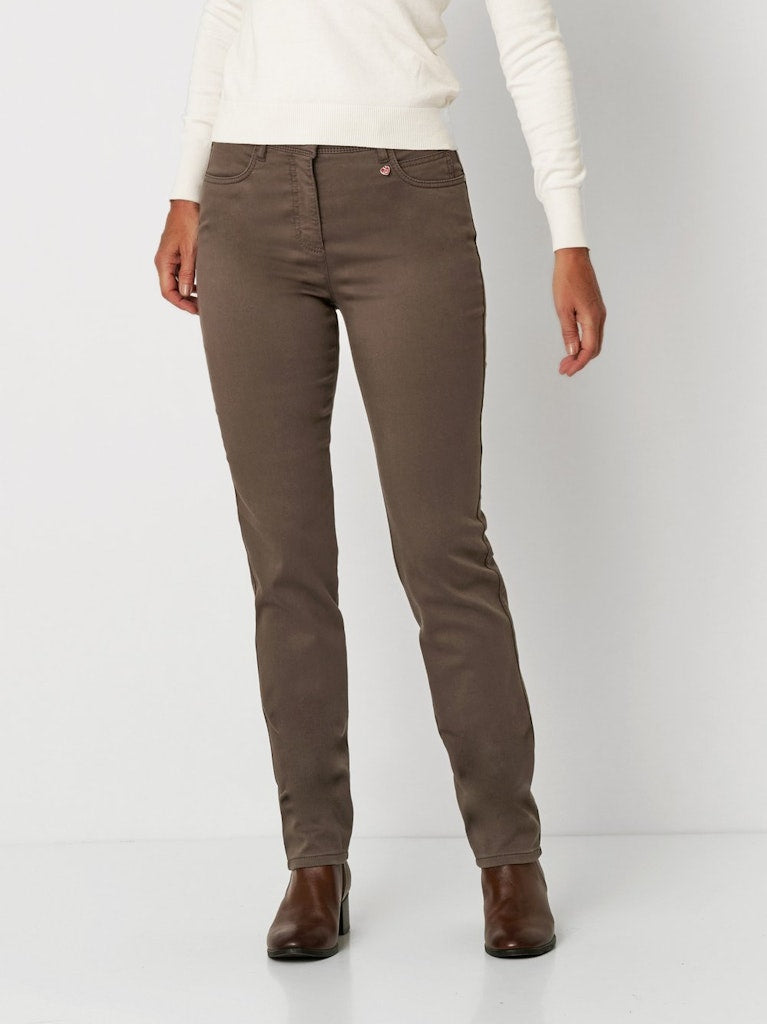 Toni Dress Damen Hosen Nougat