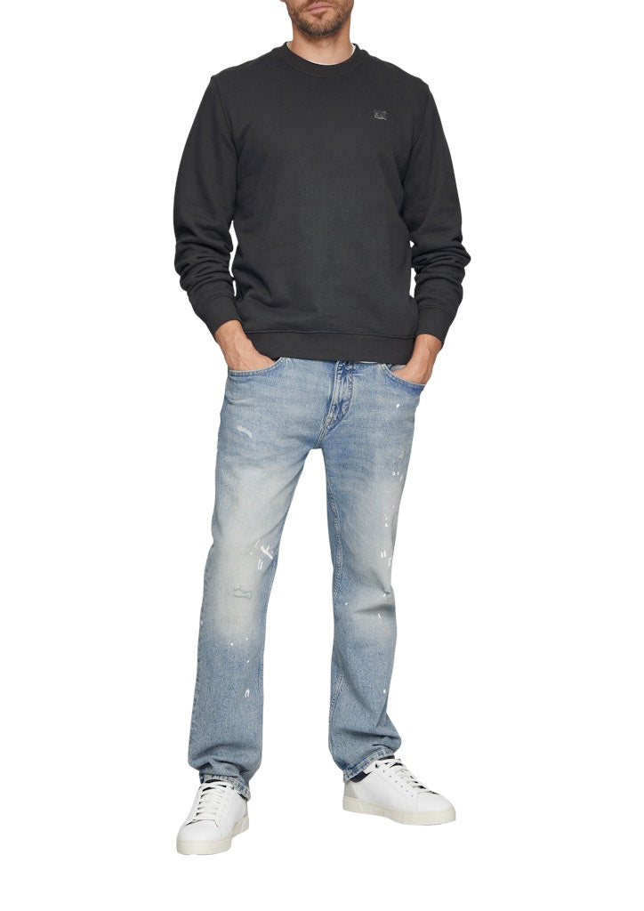 S. Oliver red Herren Sweatshirts Grey/Black