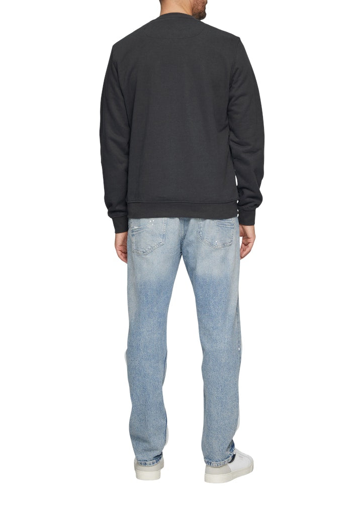 S. Oliver red Herren Sweatshirts Grey/Black