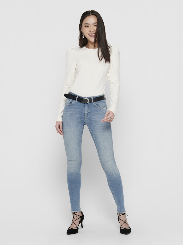 Only Damen Jeans Light Blue Deni