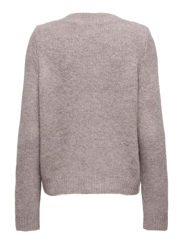 Only Damen Strickjacken Woodsmoke/Melan