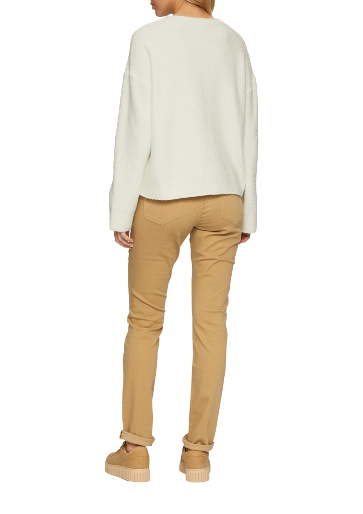 S. Oliver red Damen Pullover White