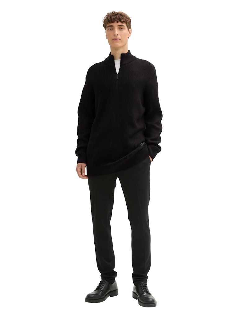 Tom Tailor denim Herren Pullover Black
