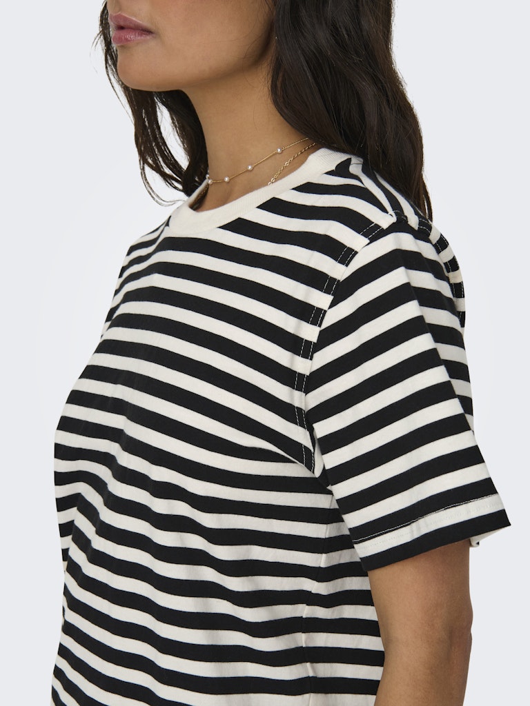 Only Damen T-Shirts Cloud Dancer/Bl