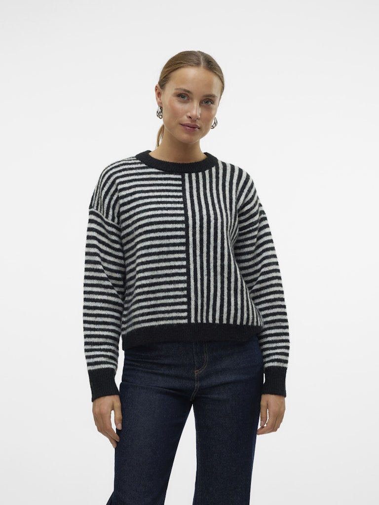 Vero Moda Damen Pullover Black/W. Birch